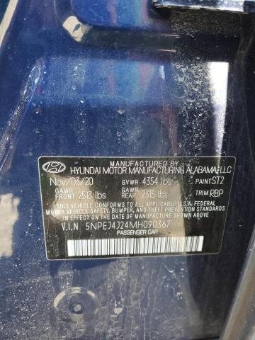 2021 HYUNDAI SONATA SEL - 5NPEJ4J24MH090367