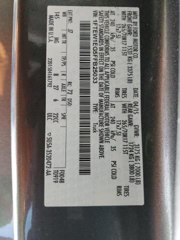 2015 FORD F150 SUPER - 1FTEW1EG5FFB25033