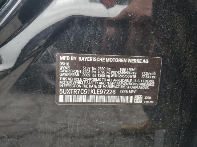 2019 BMW X3 SDRIVE3 - 5UXTR7C51KLE97226