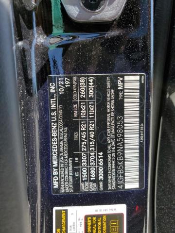 2022 MERCEDES-BENZ GLE 450 4M 4JGFB5KB9NA598053