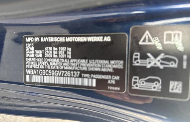2016 BMW 228 XI SULEV WBA1G9C59GV726137