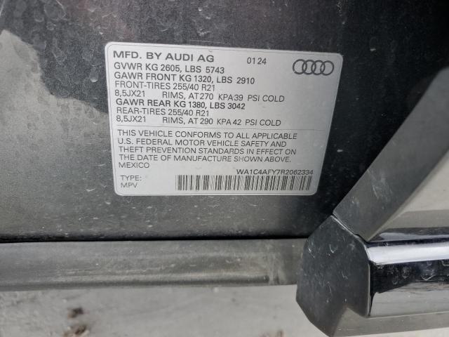 2024 AUDI SQ5 PRESTI WA1C4AFY7R2062334