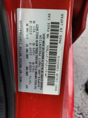 2015 MAZDA 6 TOURING - JM1GJ1V54F1217804