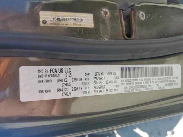 2016 JEEP COMPASS SP - 1C4NJDBB6GD566269
