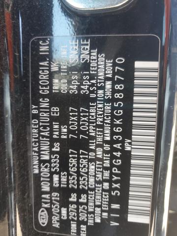 2019 KIA SORENTO L - 5XYPG4A36KG588770