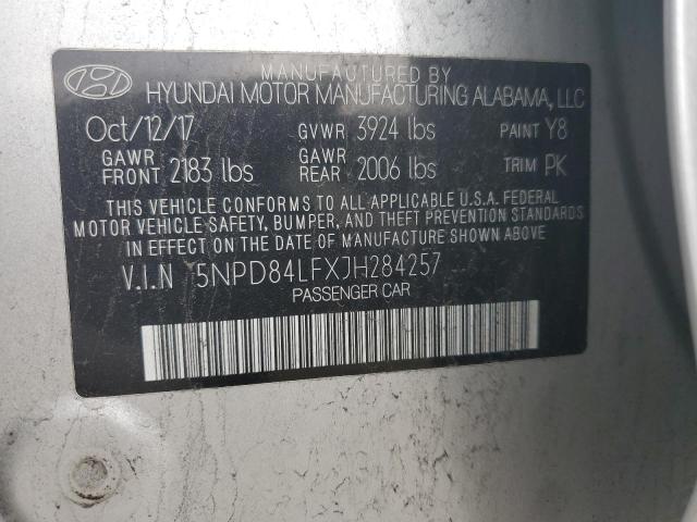 2018 HYUNDAI ELANTRA SE - 5NPD84LFXJH284257