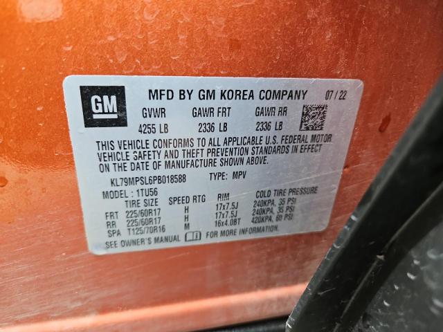 2023 CHEVROLET TRAILBLAZE - KL79MPSL6PB018588