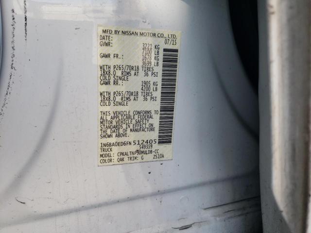 2015 NISSAN TITAN S - 1N6BA0ED6FN512405