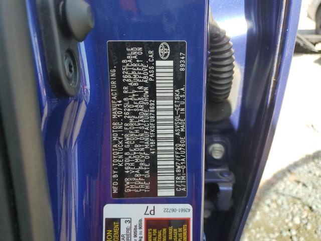 2015 TOYOTA CAMRY LE - 4T1BF1FK0FU878692