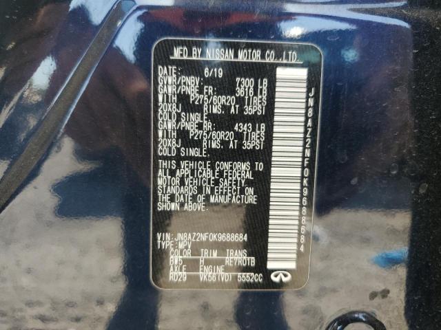 2019 INFINITI QX80 LUXE JN8AZ2NF0K9688684