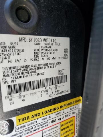 2015 FORD EXPEDITION - 1FMJK1HT1FEF38359