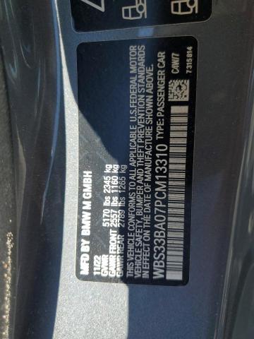 2023 BMW M4 COMPETI WBS33BA07PCM13310