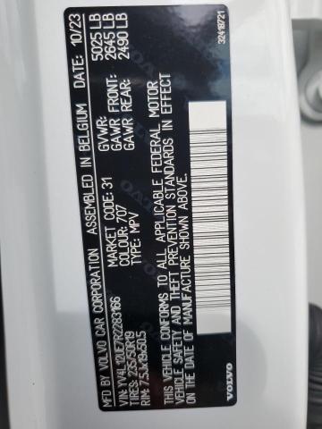 2024 VOLVO XC40 PLUS YV4L12UE7R2283166