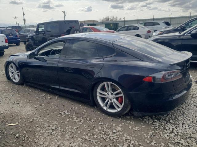 TESLA MODEL S 2012 blue  electric 5YJSA1DP0CFP02909 photo #3