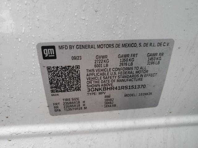 2024 CHEVROLET BLAZER 2LT 3GNKBHR41RS151370