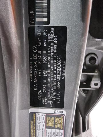2025 KIA K4 LX 3KPFT4DE2SE026625