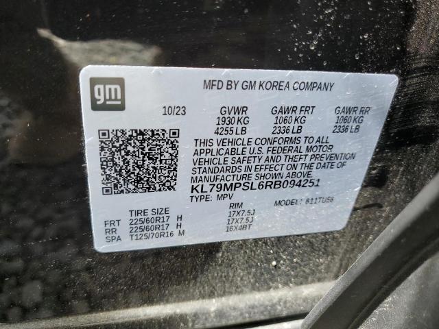 2024 CHEVROLET TRAILBLAZE - KL79MPSL6RB094251