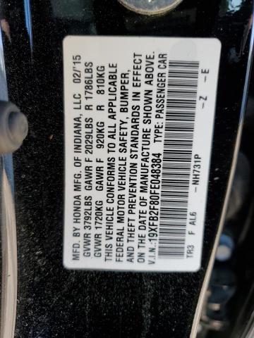 2015 HONDA CIVIC EX 19XFB2F80FE048384