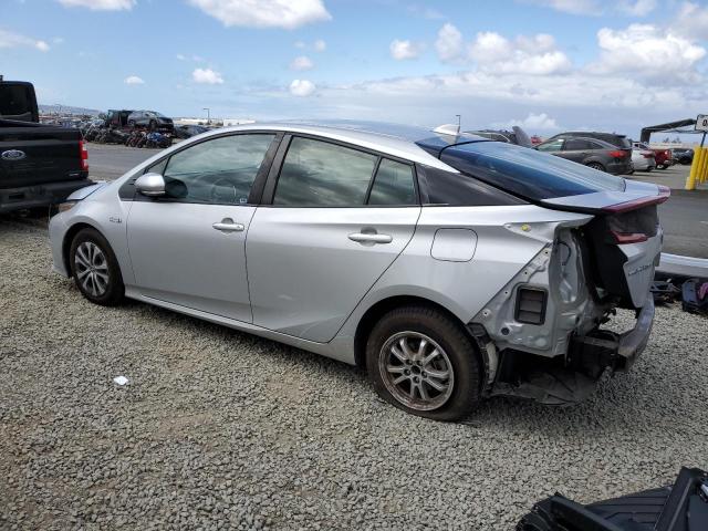 TOYOTA PRIUS PRIM 2021 silver  hybrid engine JTDKAMFP7M3185251 photo #3