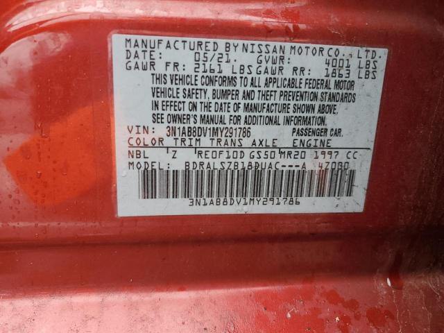 2021 NISSAN SENTRA SR - 3N1AB8DV1MY291786