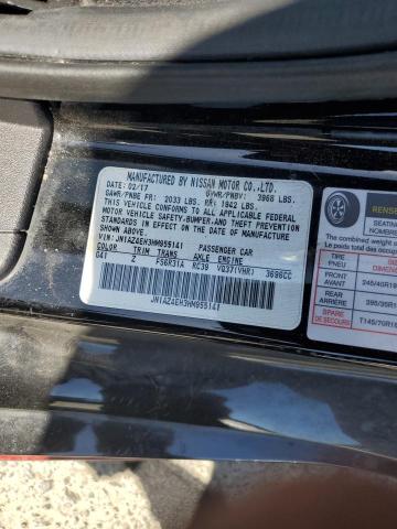 2017 NISSAN 370Z BASE JN1AZ4EH3HM955141