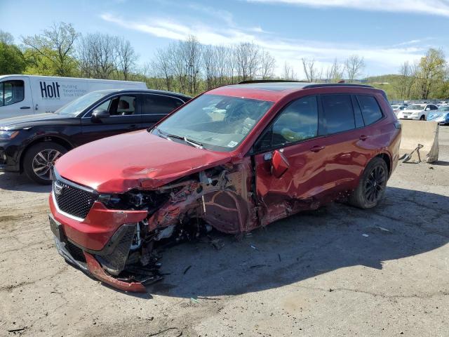 CADILLAC XT6 SPORT 2024 red  gas 1GYKPHRS4RZ715079 photo #1