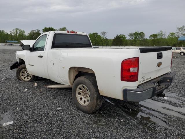 CHEVROLET SILVERADO 2008 white pickup gas 1GCEC14X88Z119609 photo #3