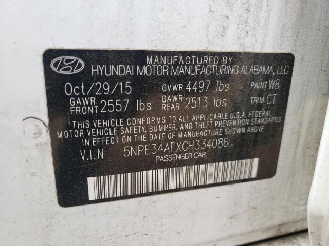 2016 HYUNDAI SONATA SPO - 5NPE34AFXGH334086
