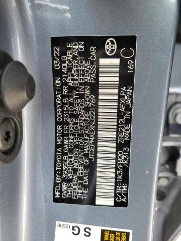 2022 TOYOTA COROLLA LE - JTDEPMAEXNJ221769