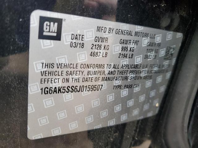 2018 CADILLAC ATS PREMIU 1G6AK5SS6J0159507