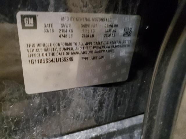 2018 CHEVROLET IMPALA LS - 1G11X5S34JU135246