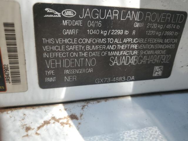 2017 JAGUAR XE PREMIUM - SAJAD4BG4HA947902
