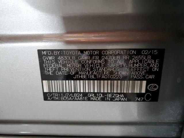 2015 LEXUS GS 350 - JTHBE1BL1FA010223