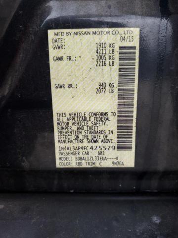 2015 NISSAN ALTIMA 2.5 - 1N4AL3AP4FC425579