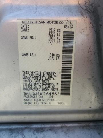 2018 NISSAN ALTIMA 2.5 - 1N4AL3AP9JC264882