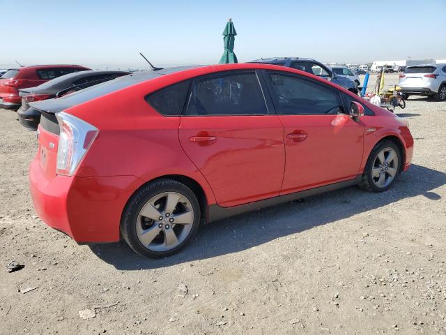 TOYOTA PRIUS 2015 red  hybrid engine JTDKN3DUXF0400620 photo #4