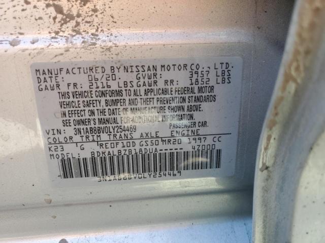 2020 NISSAN SENTRA S - 3N1AB8BV0LY254469