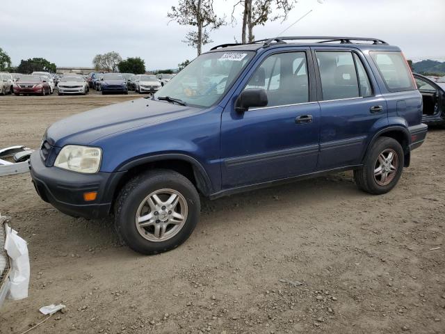 HONDA CR-V LX 1997 blue  gas JHLRD1856VC022417 photo #1