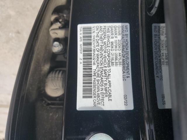 2022 HONDA ACCORD SPO - 1HGCV1F39NA032146