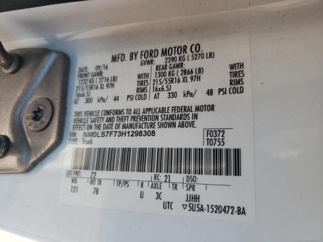 2017 FORD TRANSIT CO - NM0LS7F73H1298308