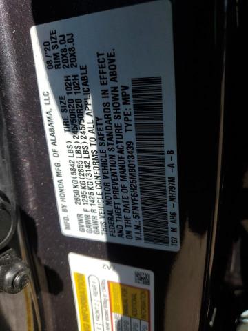 5FNYF6H25MB013439 2021 HONDA PILOT