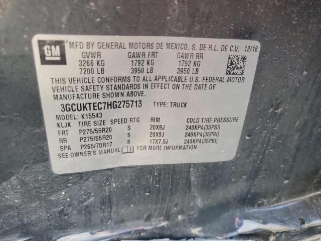 2017 CHEVROLET SILVERADO - 3GCUKTEC7HG275713