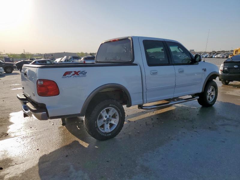 FORD F150 SUPER 2002 white  gas 1FTRW08692KD89789 photo #4
