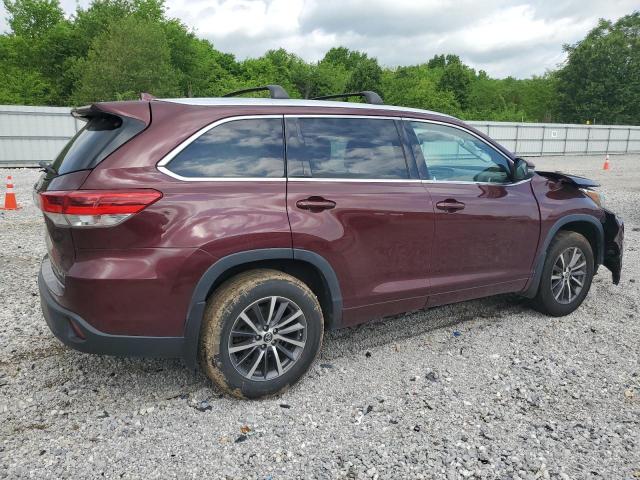 Vin: 5tdjzrfh4js865046, lot: 54605785, toyota highlander se 20183