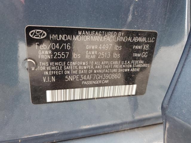 2016 HYUNDAI SONATA SPO - 5NPE34AF7GH390860