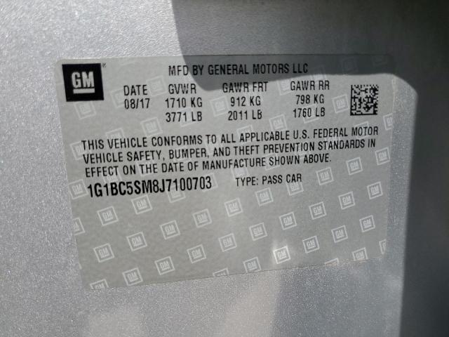 2018 CHEVROLET CRUZE LS - 1G1BC5SM8J7100703