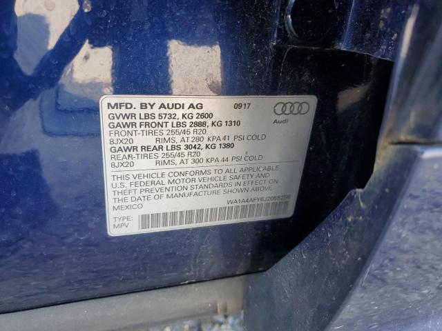 2018 AUDI SQ5 PREMIU WA1A4AFY6J2055256