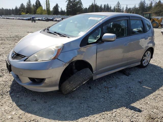 HONDA FIT SPORT 2009 silver  gas JHMGE87439S054058 photo #1