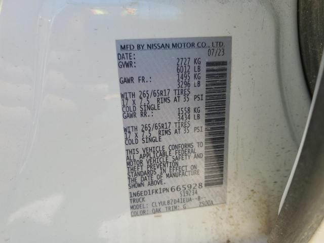 2023 NISSAN FRONTIER S - 1N6ED1FK1PN665928