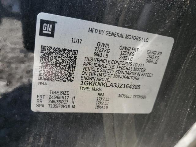 2018 GMC ACADIA SLE - 1GKKNKLA3JZ164385